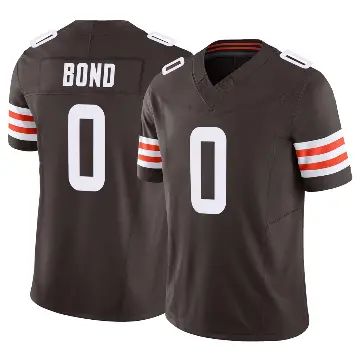 ＃0 Youth Isaiah Bond Brown Limited Cleveland Browns Vapor F.U.S.E. Jersey