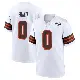 ＃0 Youth Isaiah Bond White Game Cleveland Browns 1946 Collection Alternate Jersey
