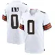 ＃0 Youth Isaiah Bond White Game Cleveland Browns Jersey