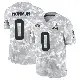 ＃0 Youth Jimmy Horn Jr. Arctic Camo Limited Cleveland Browns 2024 Salute to Service Jersey