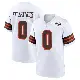＃0 Youth John FitzPatrick White Game Cleveland Browns 1946 Collection Alternate Jersey