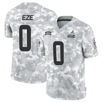 ＃0 Youth Obinna Eze Arctic Camo Limited Cleveland Browns 2024 Salute to Service Jersey