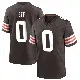 ＃0 Youth Obinna Eze Brown Game Cleveland Browns Team Color Jersey