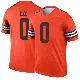 ＃0 Youth Obinna Eze Orange Legend Cleveland Browns Inverted Jersey
