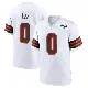 ＃0 Youth Obinna Eze White Game Cleveland Browns 1946 Collection Alternate Jersey