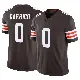 ＃0 Youth Reid Carrico Brown Limited Cleveland Browns Vapor F.U.S.E. Jersey