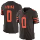 ＃0 Youth Tyron Herring Brown Limited Cleveland Browns Color Rush Jersey
