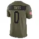 ＃0 Youth Xavier Truss Olive Limited Cleveland Browns 2025 Salute to Service Jersey