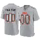＃00 Men's Custom Gray Game Cleveland Browns Atmosphere Fashion Jersey