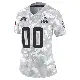 ＃00 Women's Custom Arctic Camo Limited Cleveland Browns 2024 Salute to Service Jersey