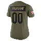 ＃00 Women's Custom Olive Limited Cleveland Browns 2025 Salute to Service Jersey