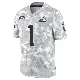 ＃1 Men's KC Concepcion Arctic Camo Limited Cleveland Browns 2024 Salute to Service Jersey