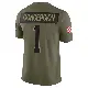 ＃1 Men's KC Concepcion Olive Limited Cleveland Browns 2025 Salute to Service Jersey
