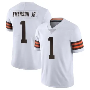＃1 Men's Martin Emerson Jr. White Limited Cleveland Browns Vapor Untouchable Jersey