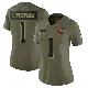 ＃1 Women's KC Concepcion Olive Limited Cleveland Browns 2025 Salute to Service Jersey