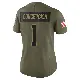 ＃1 Women's KC Concepcion Olive Limited Cleveland Browns 2025 Salute to Service Jersey