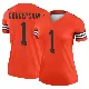 ＃1 Women's KC Concepcion Orange Legend Cleveland Browns Inverted Jersey