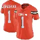 ＃1 Women's KC Concepcion Orange Limited Cleveland Browns Alternate Vapor Untouchable Jersey