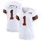 ＃1 Women's KC Concepcion White Game Cleveland Browns 1946 Collection Alternate Jersey