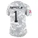 ＃1 Women's Martin Emerson Jr. Arctic Camo Limited Cleveland Browns 2024 Salute to Service Jersey