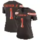 ＃1 Women's Martin Emerson Jr. Brown Legend Cleveland Browns Jersey