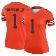 ＃1 Women's Martin Emerson Jr. Orange Legend Cleveland Browns Inverted Jersey