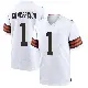 ＃1 Youth KC Concepcion White Game Cleveland Browns Jersey