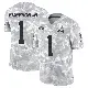 ＃1 Youth Martin Emerson Jr. Arctic Camo Limited Cleveland Browns 2024 Salute to Service Jersey