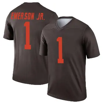＃1 Youth Martin Emerson Jr. Brown Legend Cleveland Browns Alternate Jersey