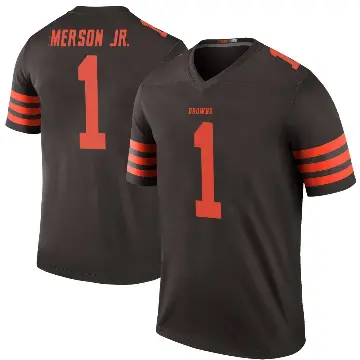 ＃1 Youth Martin Emerson Jr. Brown Legend Cleveland Browns Color Rush Jersey