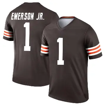 ＃1 Youth Martin Emerson Jr. Brown Legend Cleveland Browns Jersey