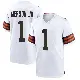 ＃1 Youth Martin Emerson Jr. White Game Cleveland Browns Jersey