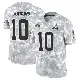＃10 Men's Quinshon Judkins Arctic Camo Limited Cleveland Browns 2024 Salute to Service Jersey