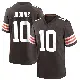 ＃10 Men's Quinshon Judkins Brown Game Cleveland Browns Team Color Jersey