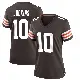 ＃10 Women's Quinshon Judkins Brown Game Cleveland Browns Team Color Jersey