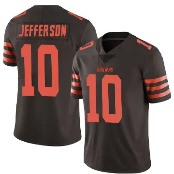 ＃10 Youth Justin Jefferson Brown Limited Cleveland Browns Color Rush Jersey