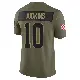＃10 Youth Quinshon Judkins Olive Limited Cleveland Browns 2025 Salute to Service Jersey