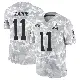 ＃11 Men's Bailey Zappe Arctic Camo Limited Cleveland Browns 2024 Salute to Service Jersey