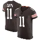 ＃11 Men's Bailey Zappe Brown Elite Cleveland Browns Vapor Jersey