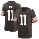 ＃11 Men's Bailey Zappe Brown Game Cleveland Browns Team Color Jersey
