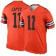 ＃11 Men's Bailey Zappe Orange Legend Cleveland Browns Inverted Jersey