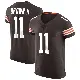 ＃11 Men's Tony Brown II Brown Elite Cleveland Browns Vapor Jersey