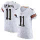 ＃11 Men's Tony Brown II White Elite Cleveland Browns Vapor Jersey