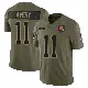 ＃11 Men's Tre Avery Olive Limited Cleveland Browns 2025 Salute to Service Jersey