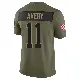 ＃11 Men's Tre Avery Olive Limited Cleveland Browns 2025 Salute to Service Jersey
