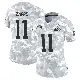 ＃11 Women's Bailey Zappe Arctic Camo Limited Cleveland Browns 2024 Salute to Service Jersey