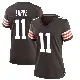 ＃11 Women's Bailey Zappe Brown Game Cleveland Browns Team Color Jersey
