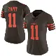 ＃11 Women's Bailey Zappe Brown Limited Cleveland Browns Color Rush Jersey