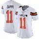 ＃11 Women's Bailey Zappe White Limited Cleveland Browns Vapor Untouchable Jersey