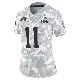 ＃11 Women's Tony Brown II Arctic Camo Limited Cleveland Browns 2024 Salute to Service Jersey